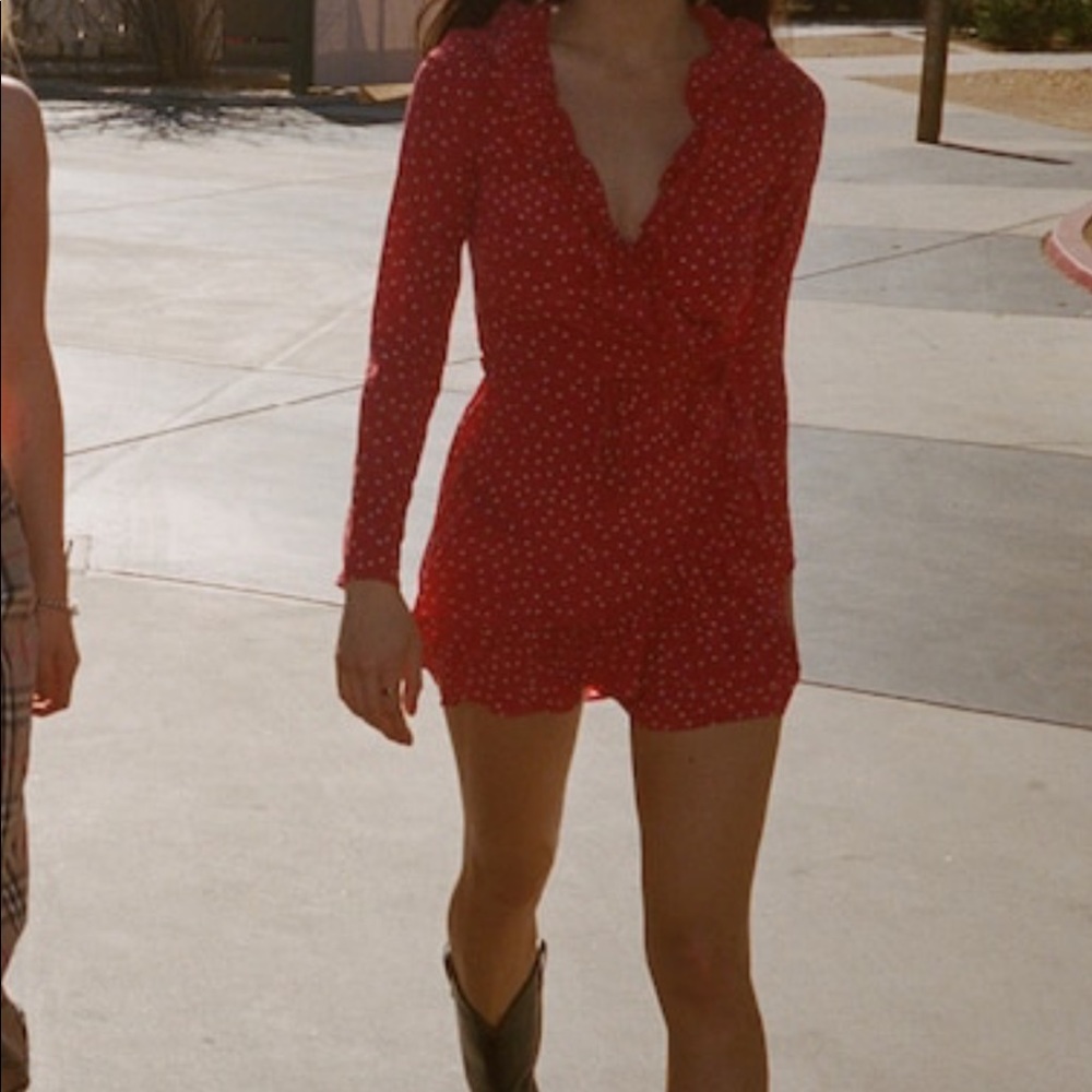 Réalisation par star mini wrap dress